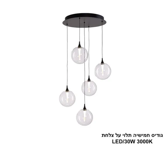 גודיס חמישיה תלוי על צלחת LED.